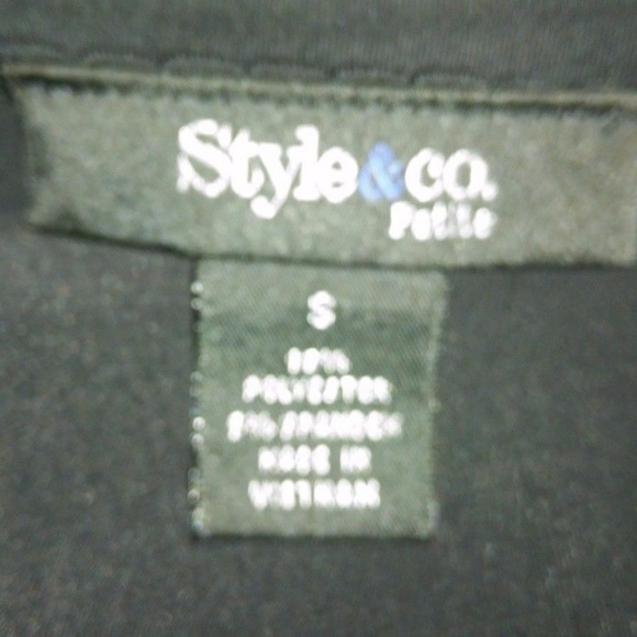 Style & Co. Short sleeve floral symmetric dress Stretch Size S - Picture 4 of 7